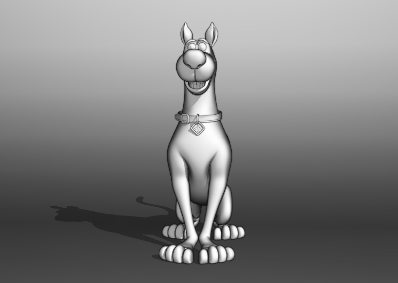 Scooby-Doo Figure 3D print model_5