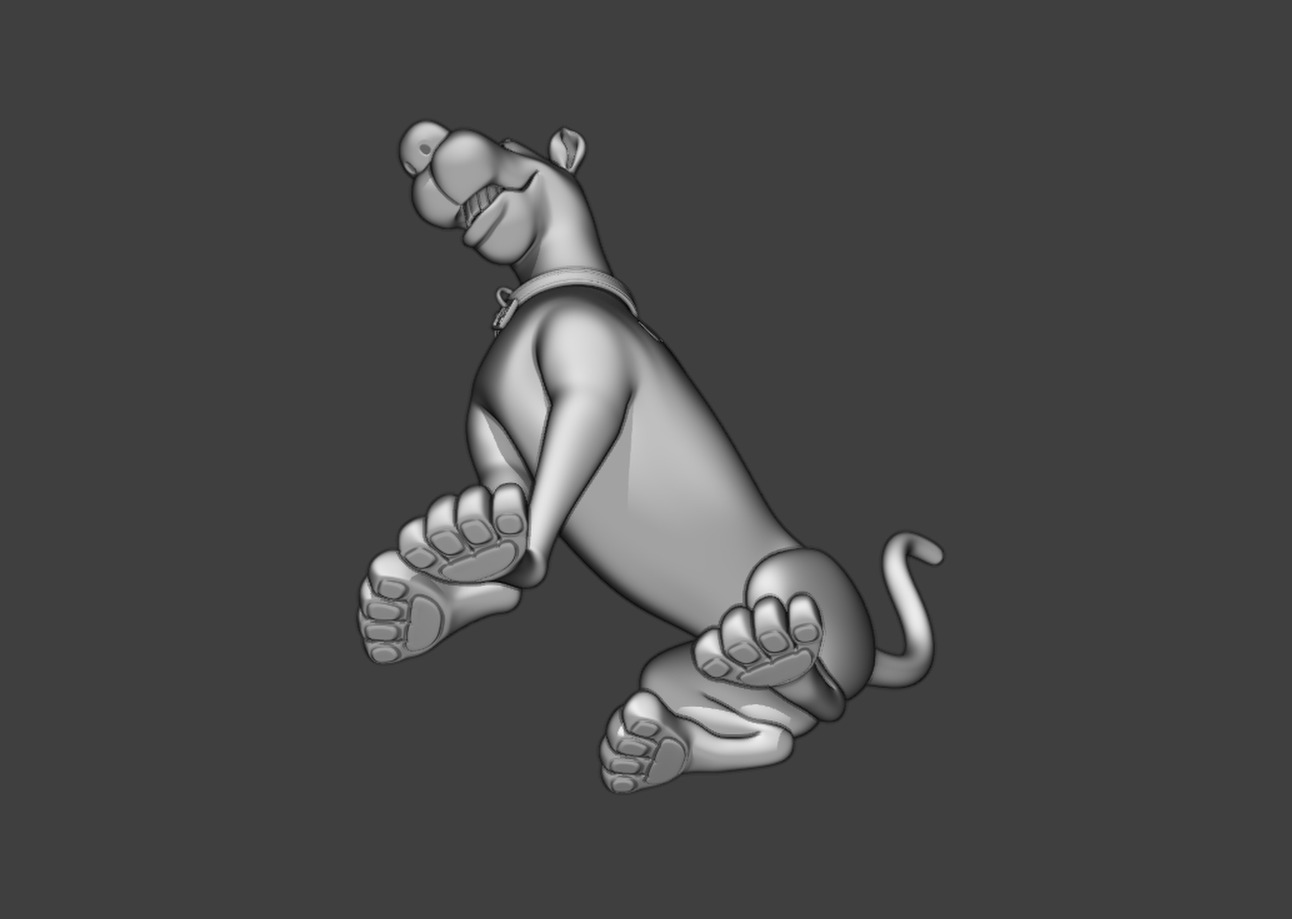 Scooby-Doo Figure 3D print model_8