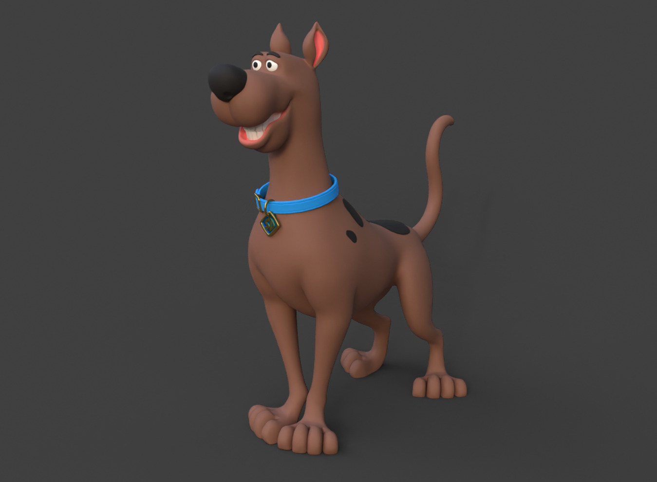 Scooby-Doo Figure 3D print model_9