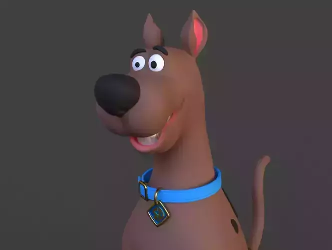 Scooby-Doo Figure 3D print model