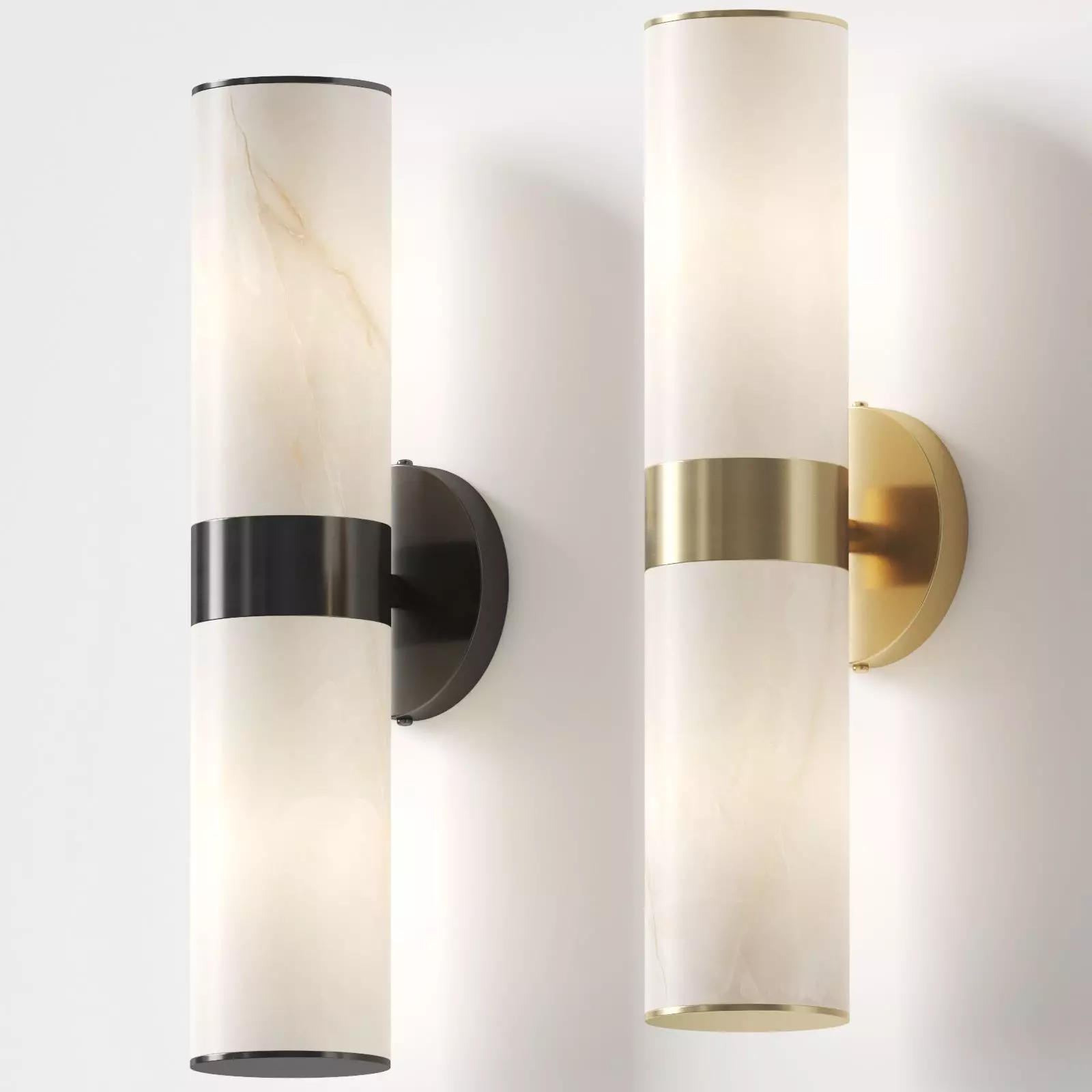 Chandeliers life - Alabaster Wall Sconce 3D model_0