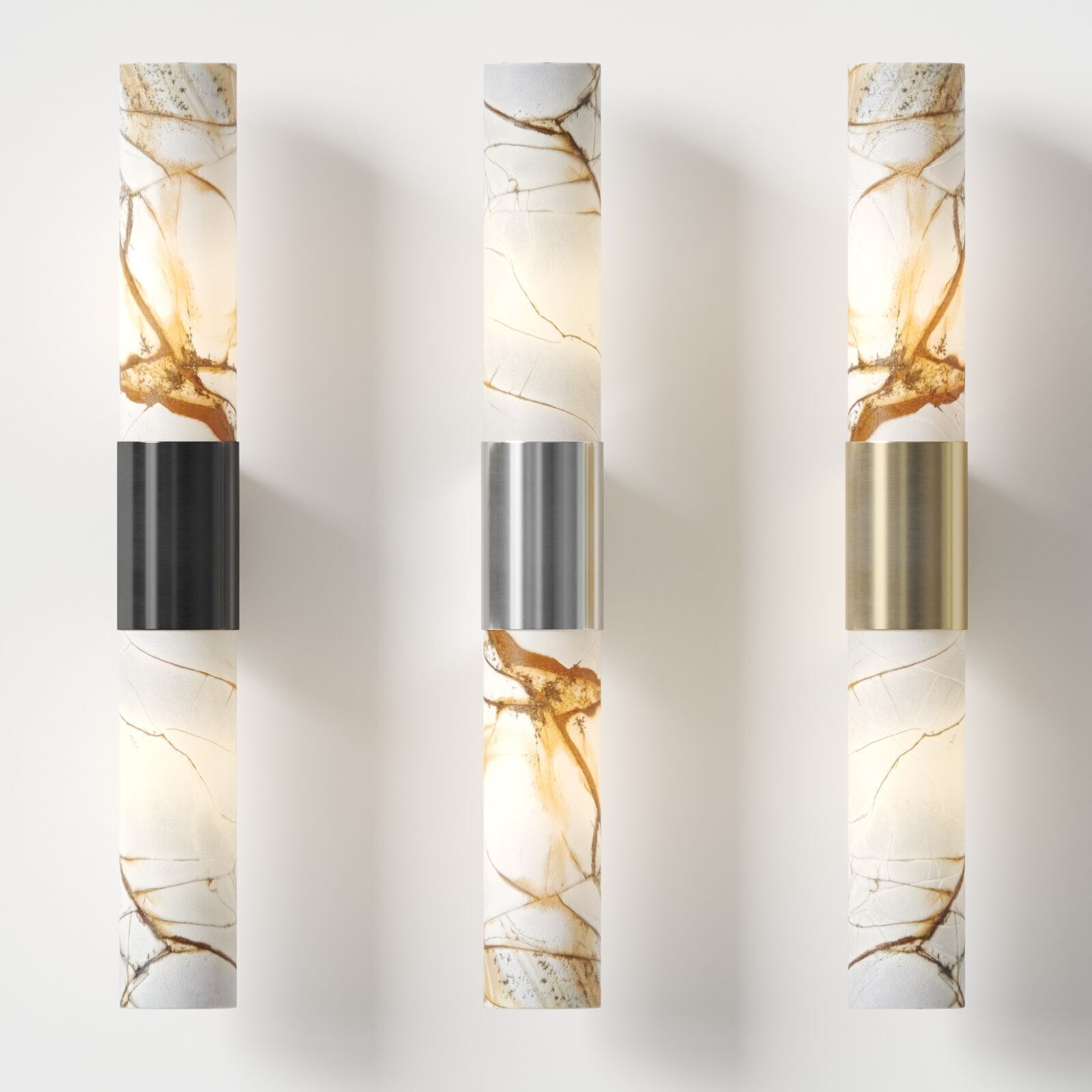 Chandeliers life - Alabaster Wall Sconce 3D model_1
