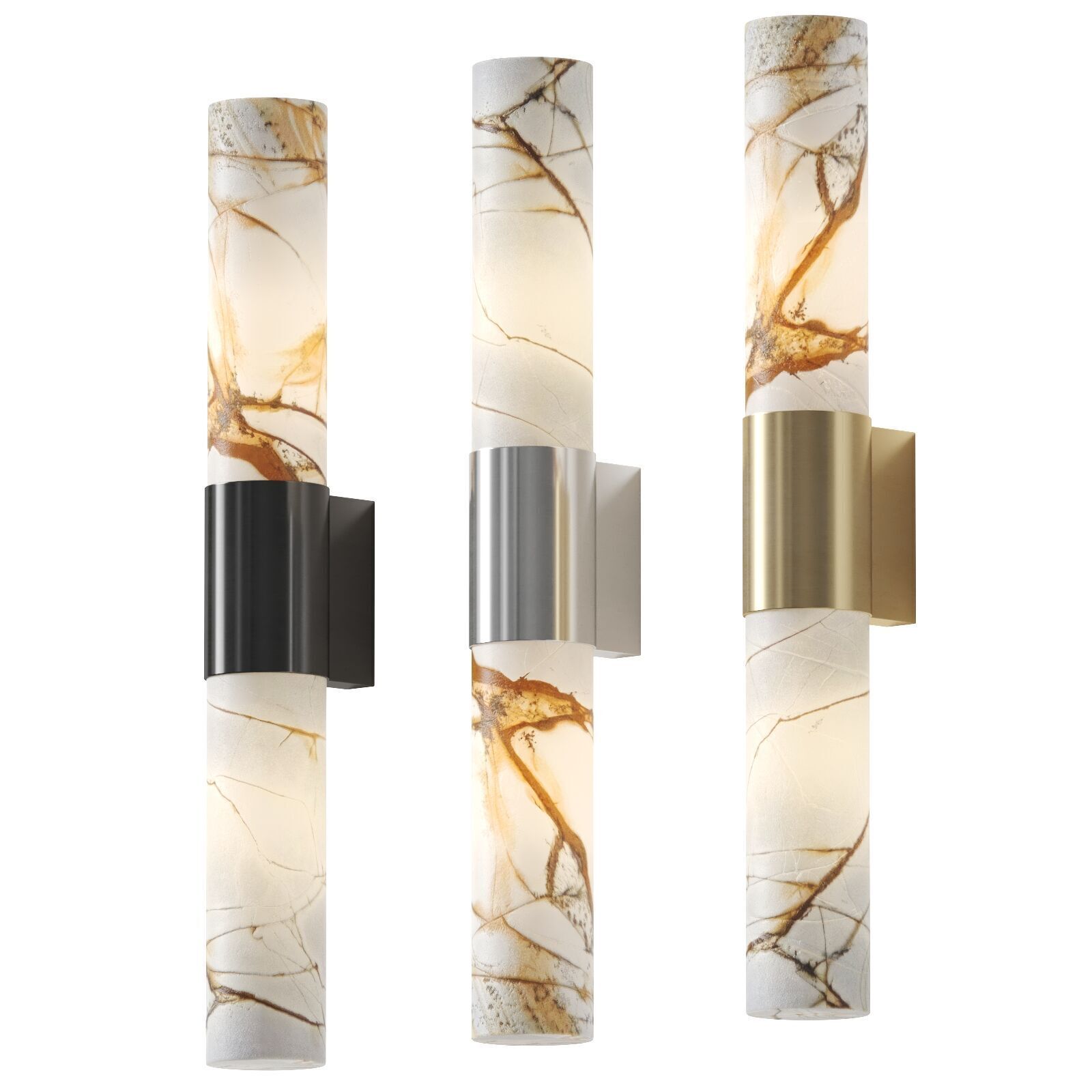 Chandeliers life - Alabaster Wall Sconce 3D model_2