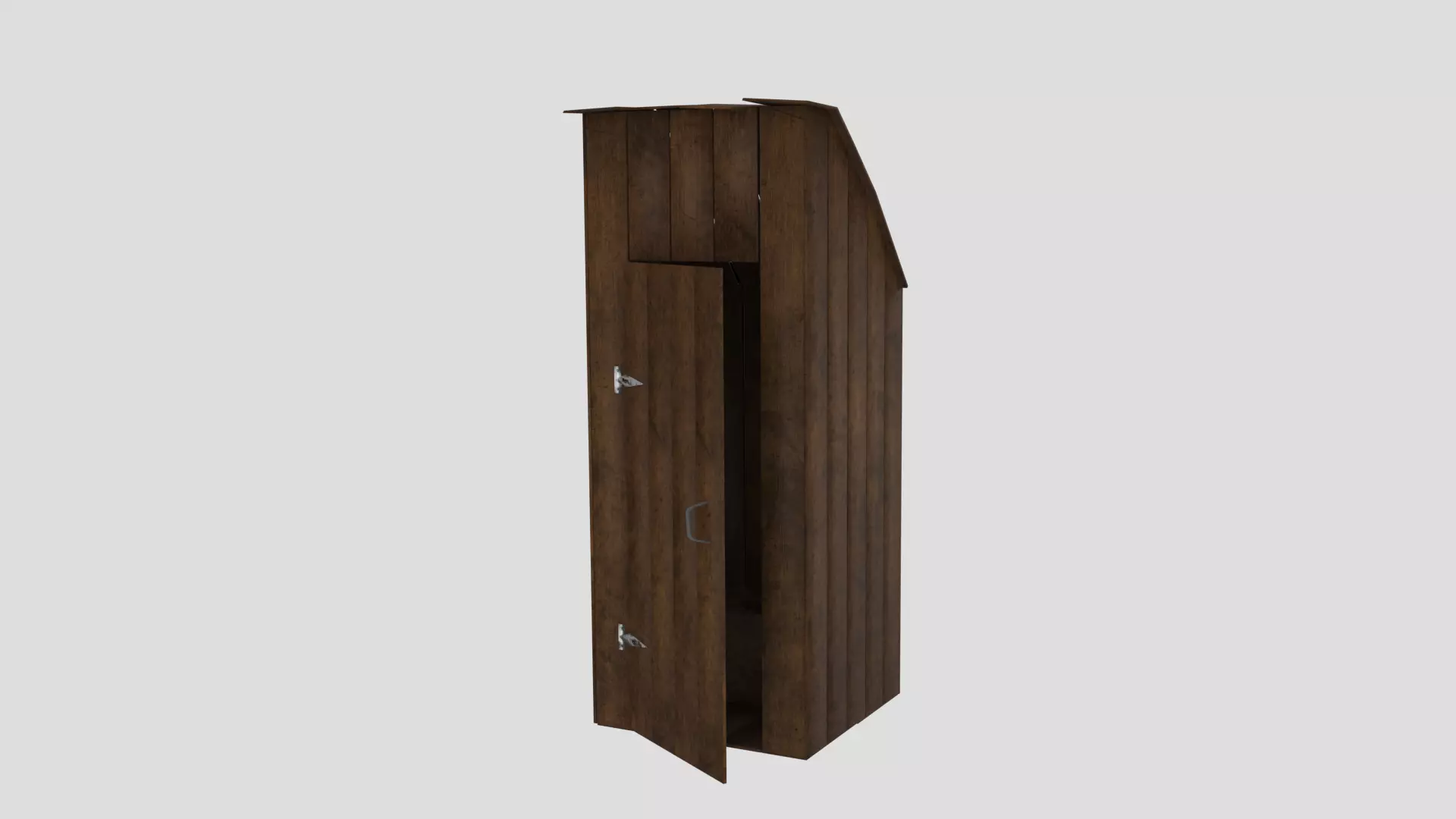 Latrine  Low-poly 3D model_0