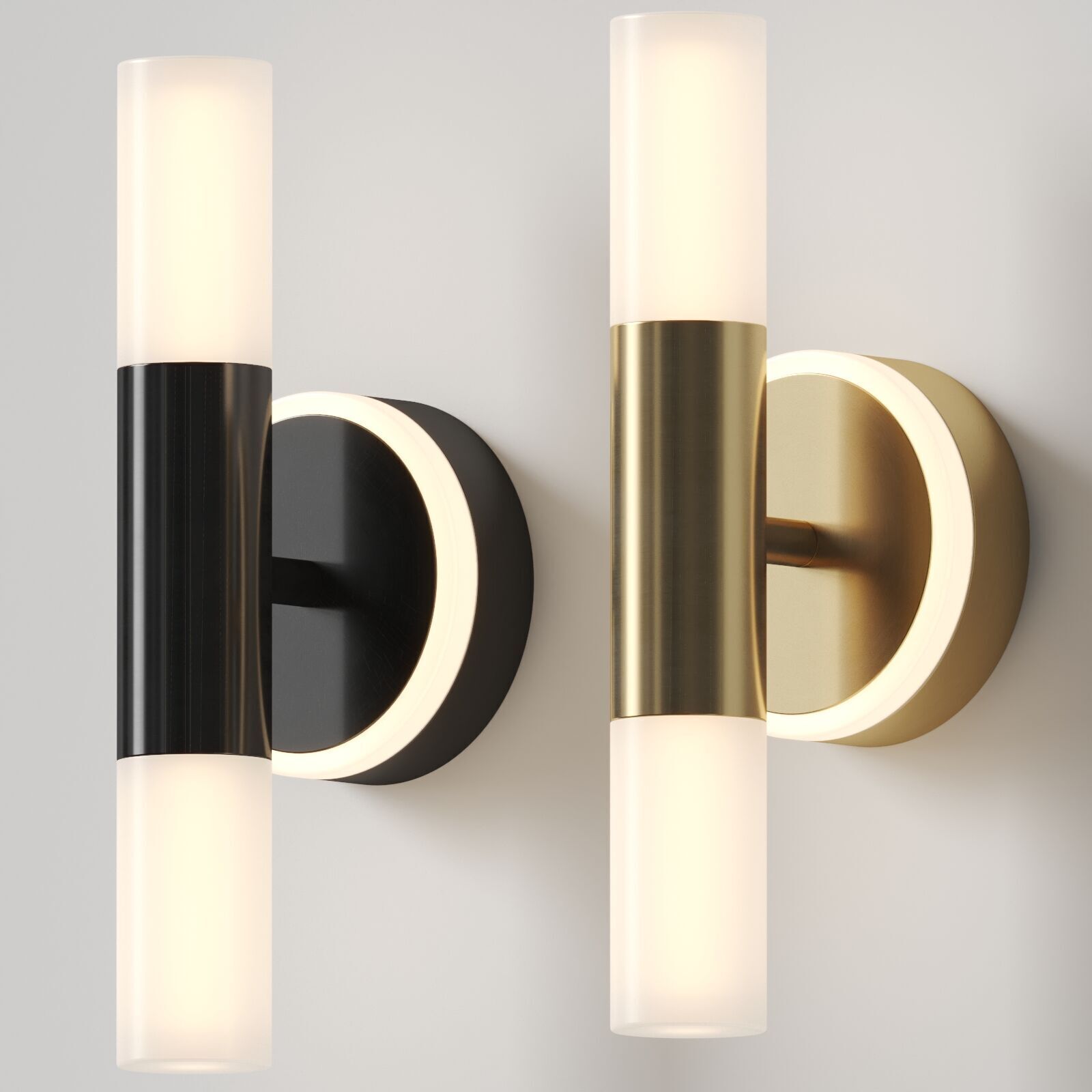 Affluent Interior - MODERN wall lamp 3D model_2