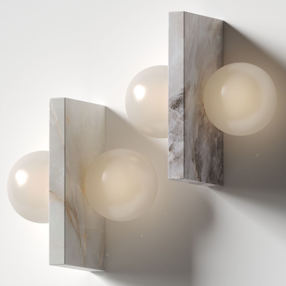 Claude - Flugi wall light 3D model_1