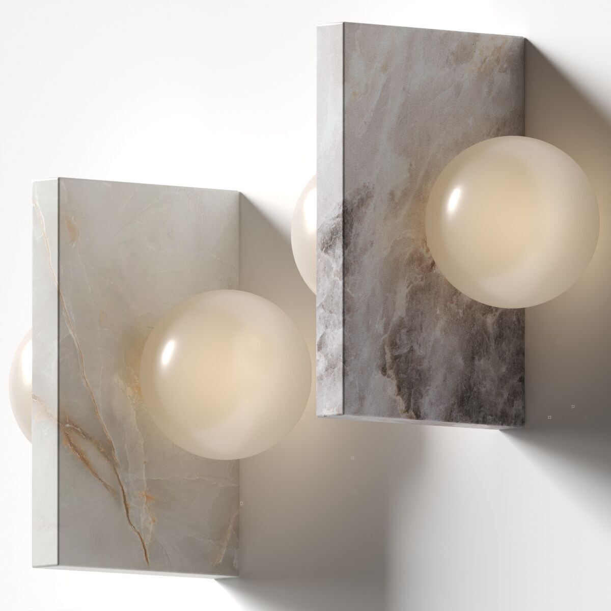 Claude - Flugi wall light 3D model_2
