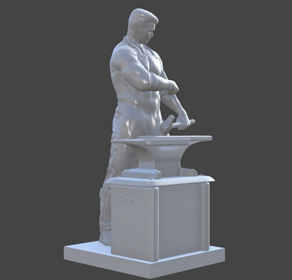 Blacksmith 3D print model_2