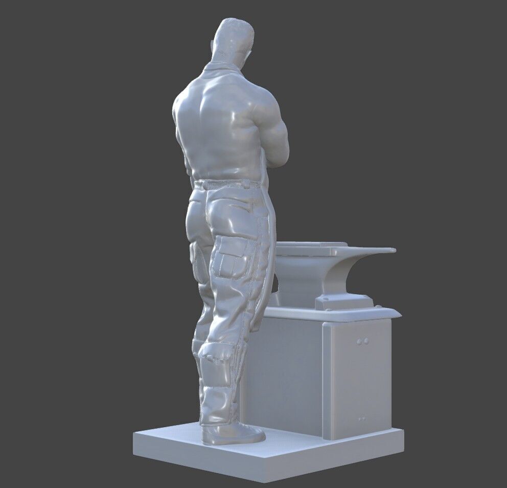 Blacksmith 3D print model_3