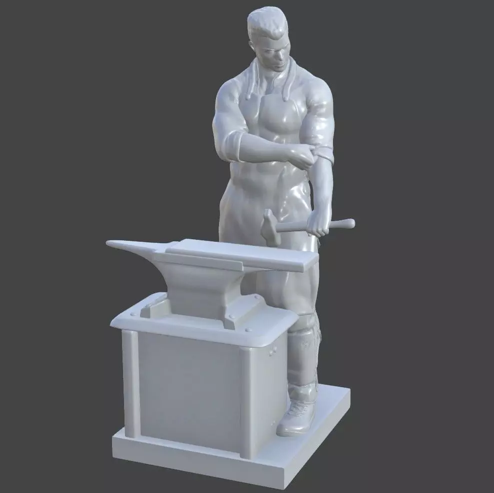 Blacksmith 3D print model_0