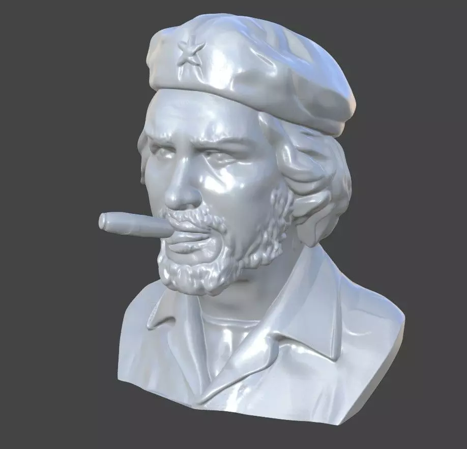 Che Guevara 3D print model_0