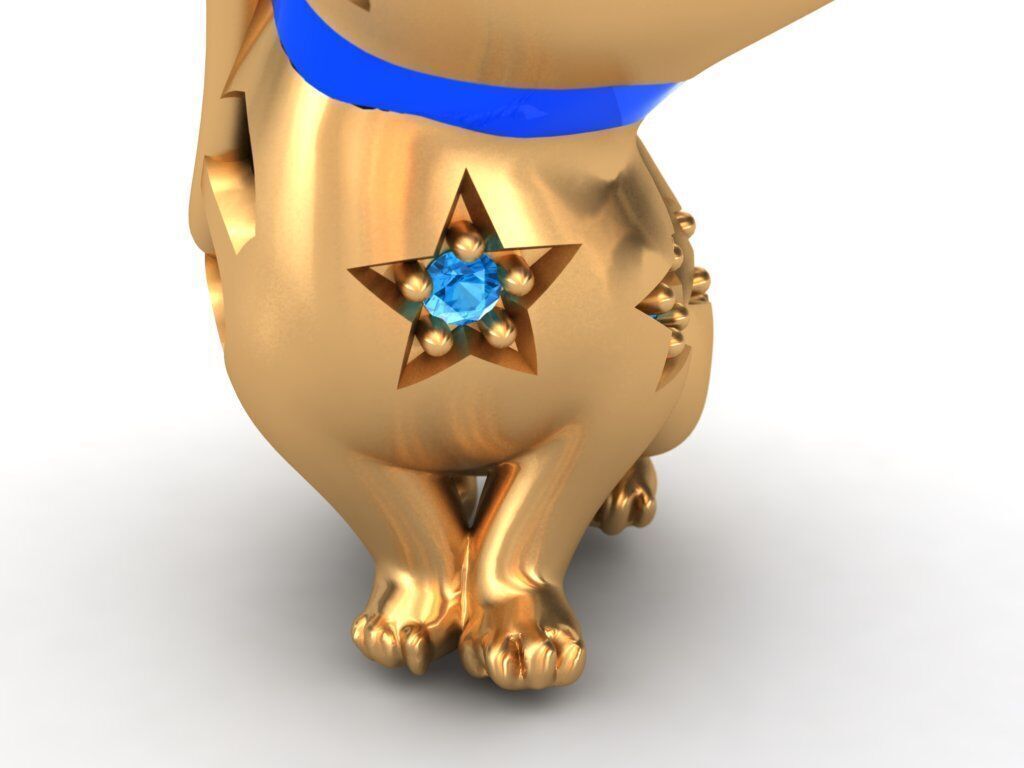 Cat Pendant - 3D print model 3D print model_6