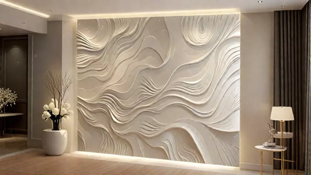 modern panel wall decor set relief stl mural CNC 161 3D model