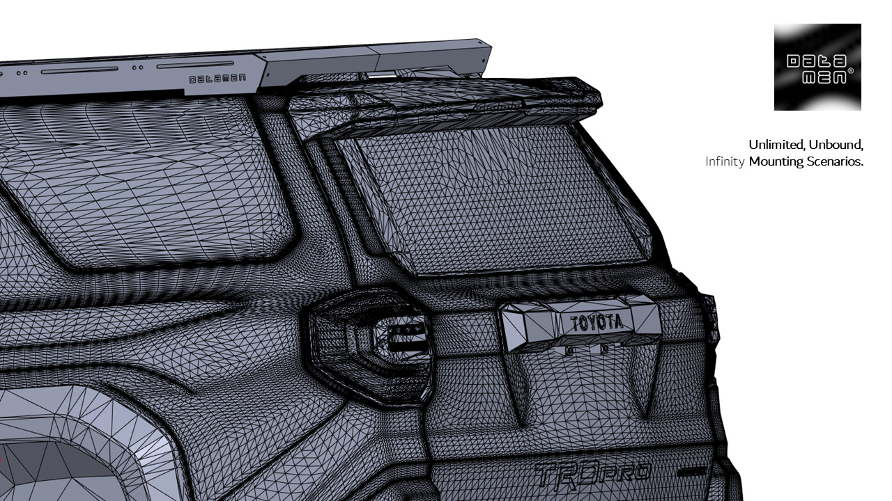 2023 JEEP WRANGLER JL RUBICON 3D Scan Chassis CAD Mounts Data  3D model_56