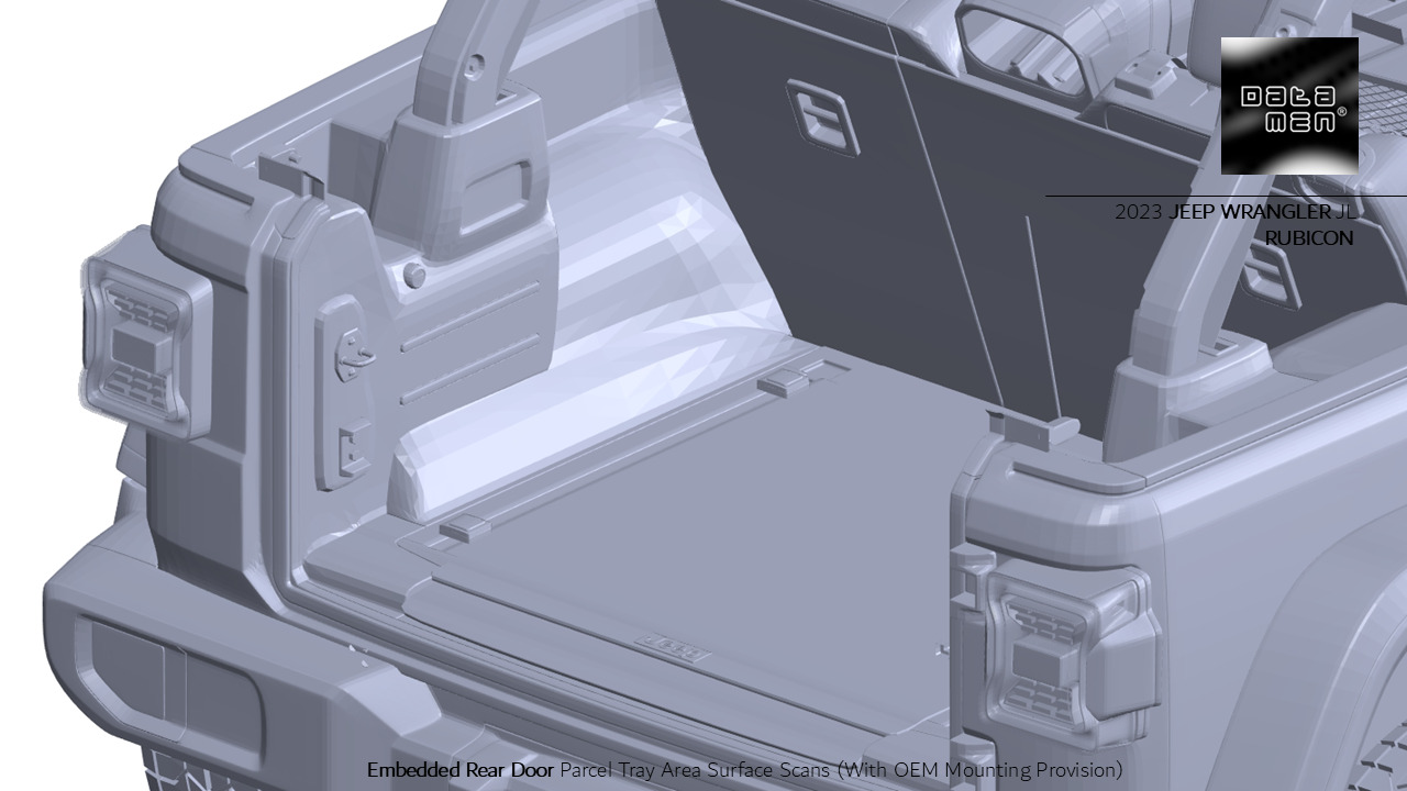 2023 JEEP WRANGLER JL RUBICON 3D Scan Chassis CAD Mounts Data  3D model_21