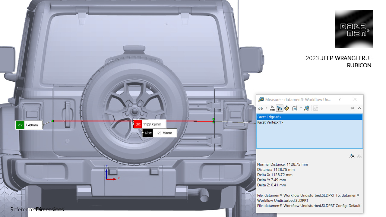 2023 JEEP WRANGLER JL RUBICON 3D Scan Chassis CAD Mounts Data  3D model_27