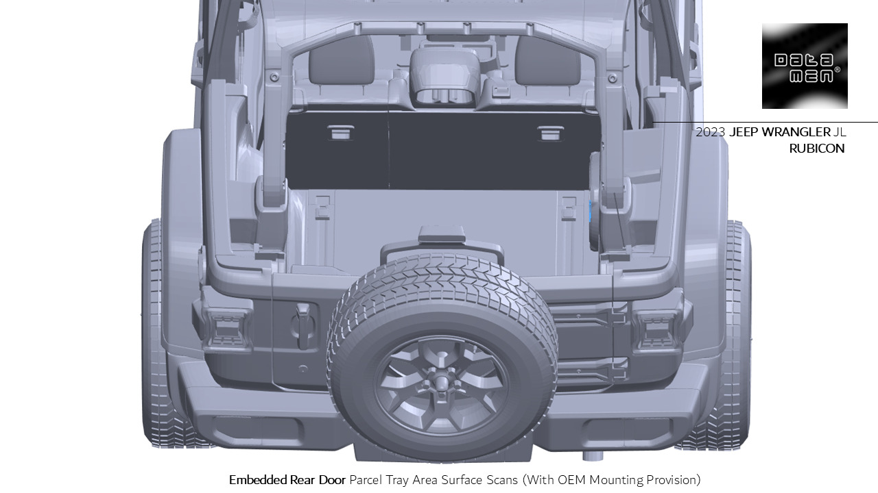 2023 JEEP WRANGLER JL RUBICON 3D Scan Chassis CAD Mounts Data  3D model_20