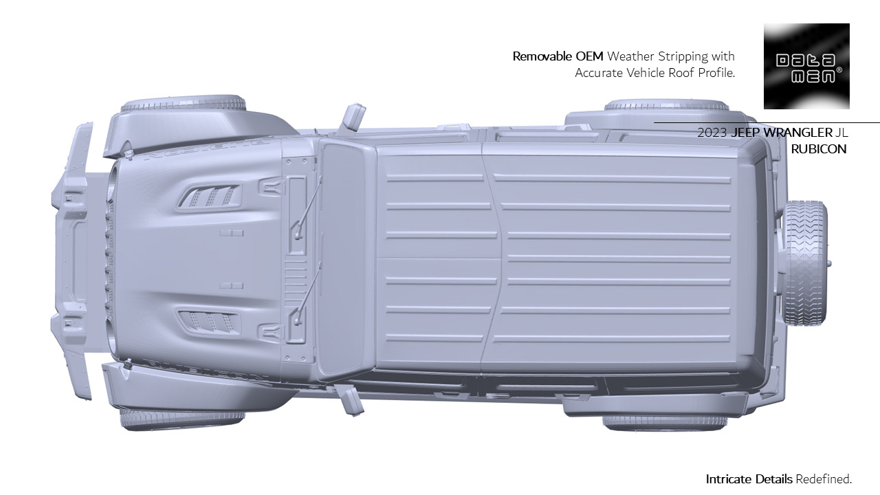 2023 JEEP WRANGLER JL RUBICON 3D Scan Chassis CAD Mounts Data  3D model_14