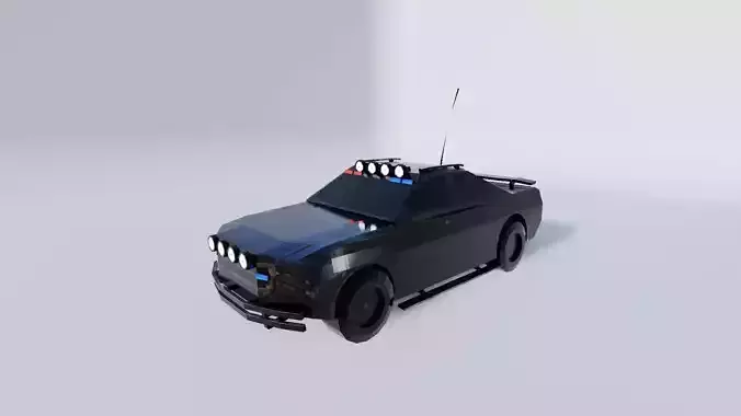 Low Poly Police Car