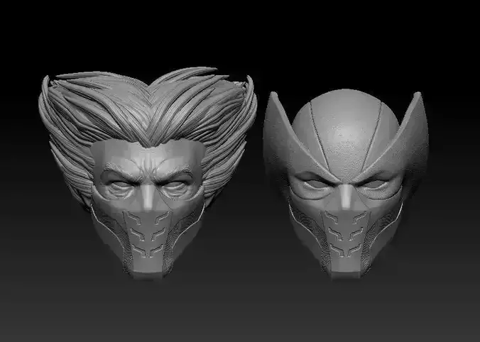Ultimate Wolverine - Headsculpt for Action Figures