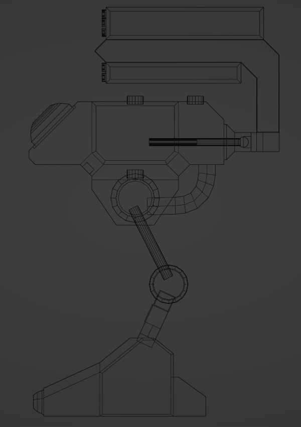 Robo-droid model 3D model_4