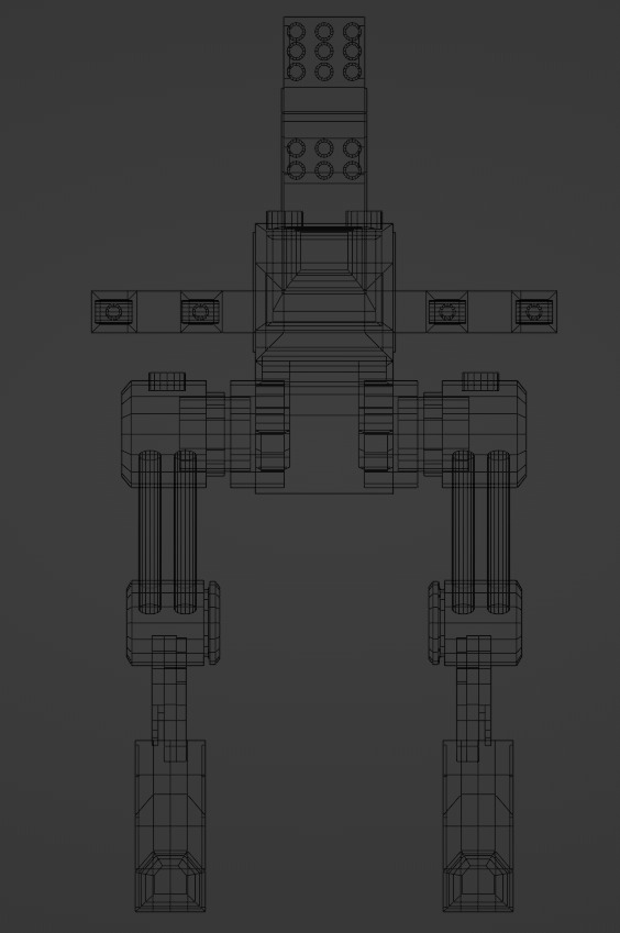 Robo-droid model 3D model_3