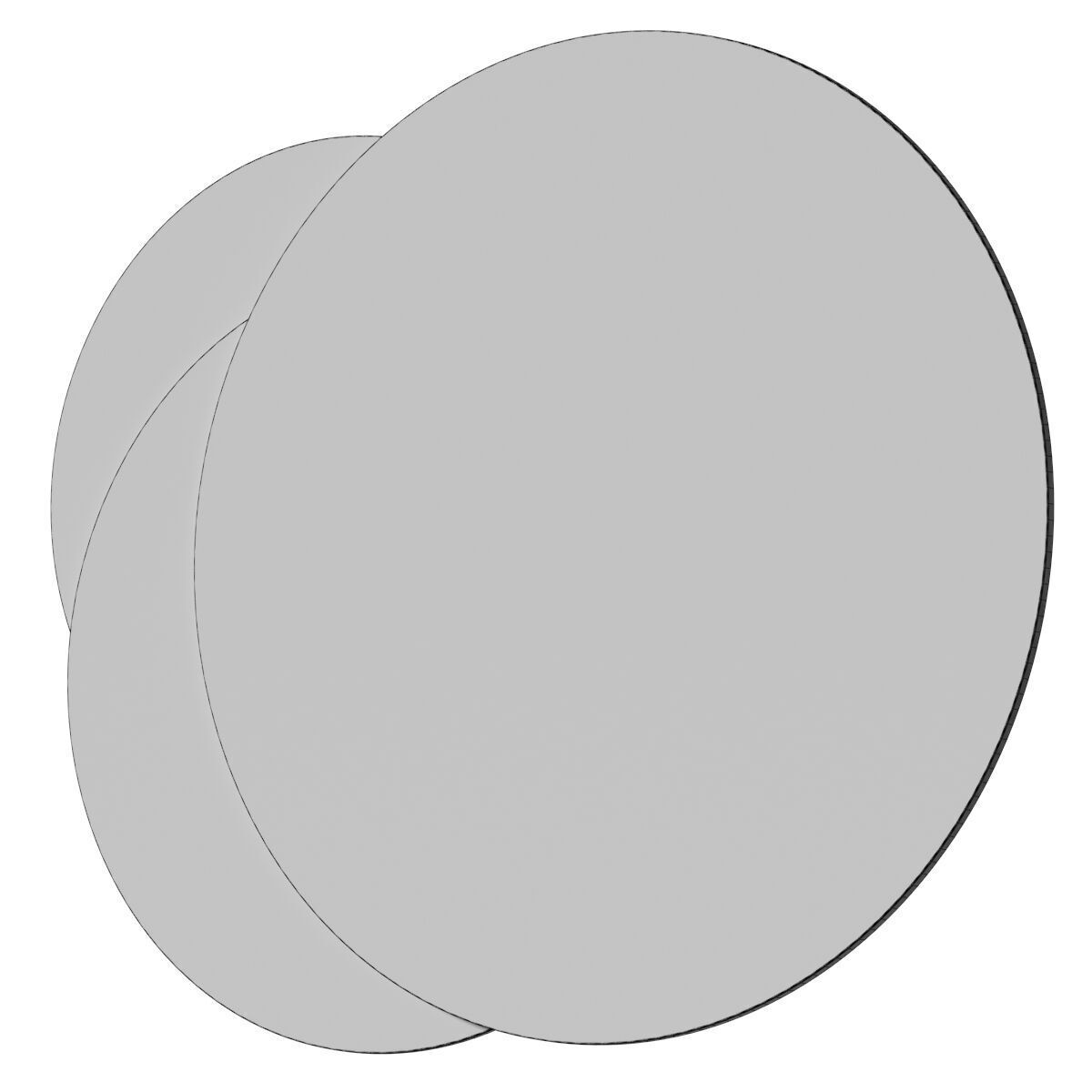 ECLIPSE mirror wall light by Rooms 3D model_2