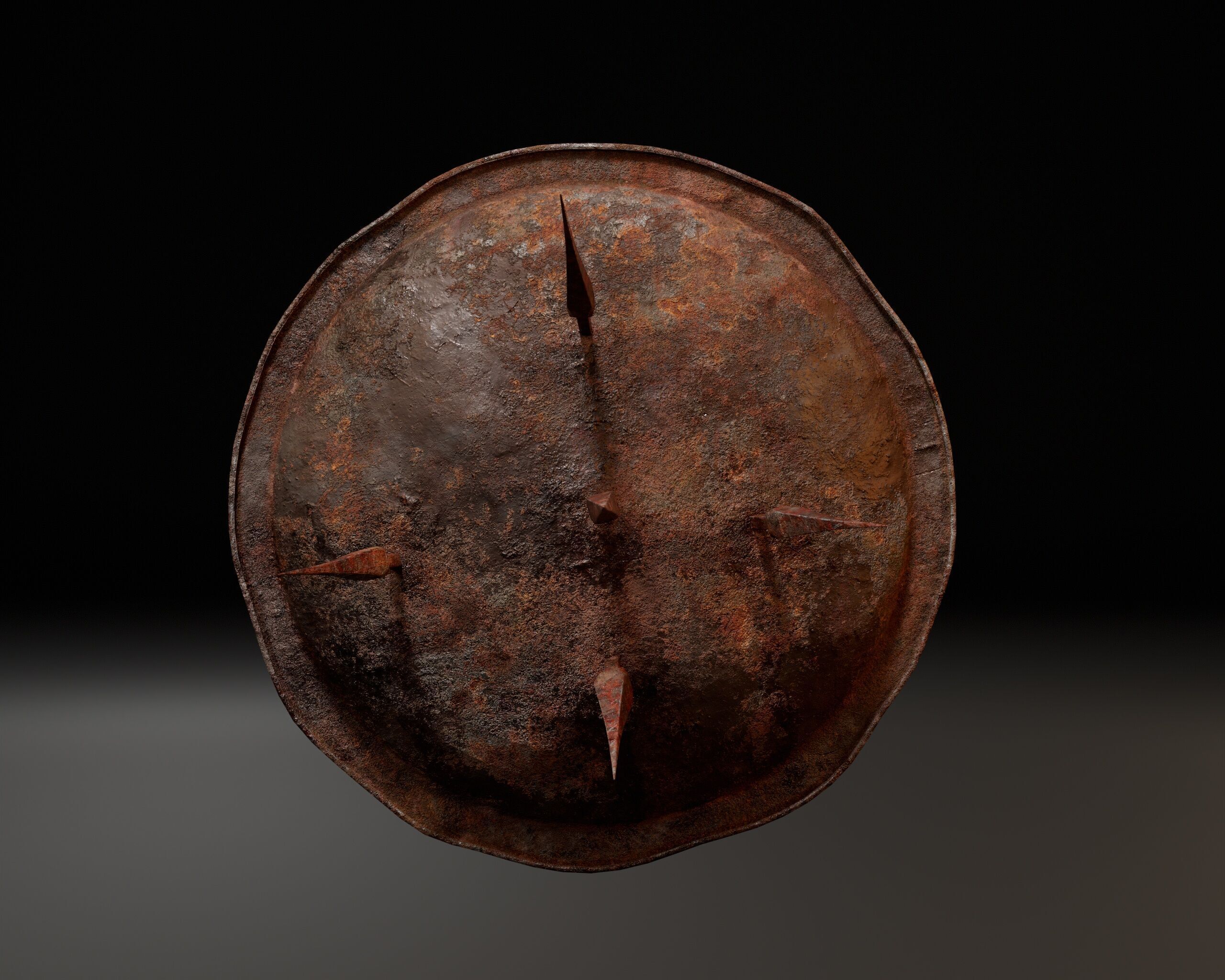 Undead Shield Low-poly 3D model_6