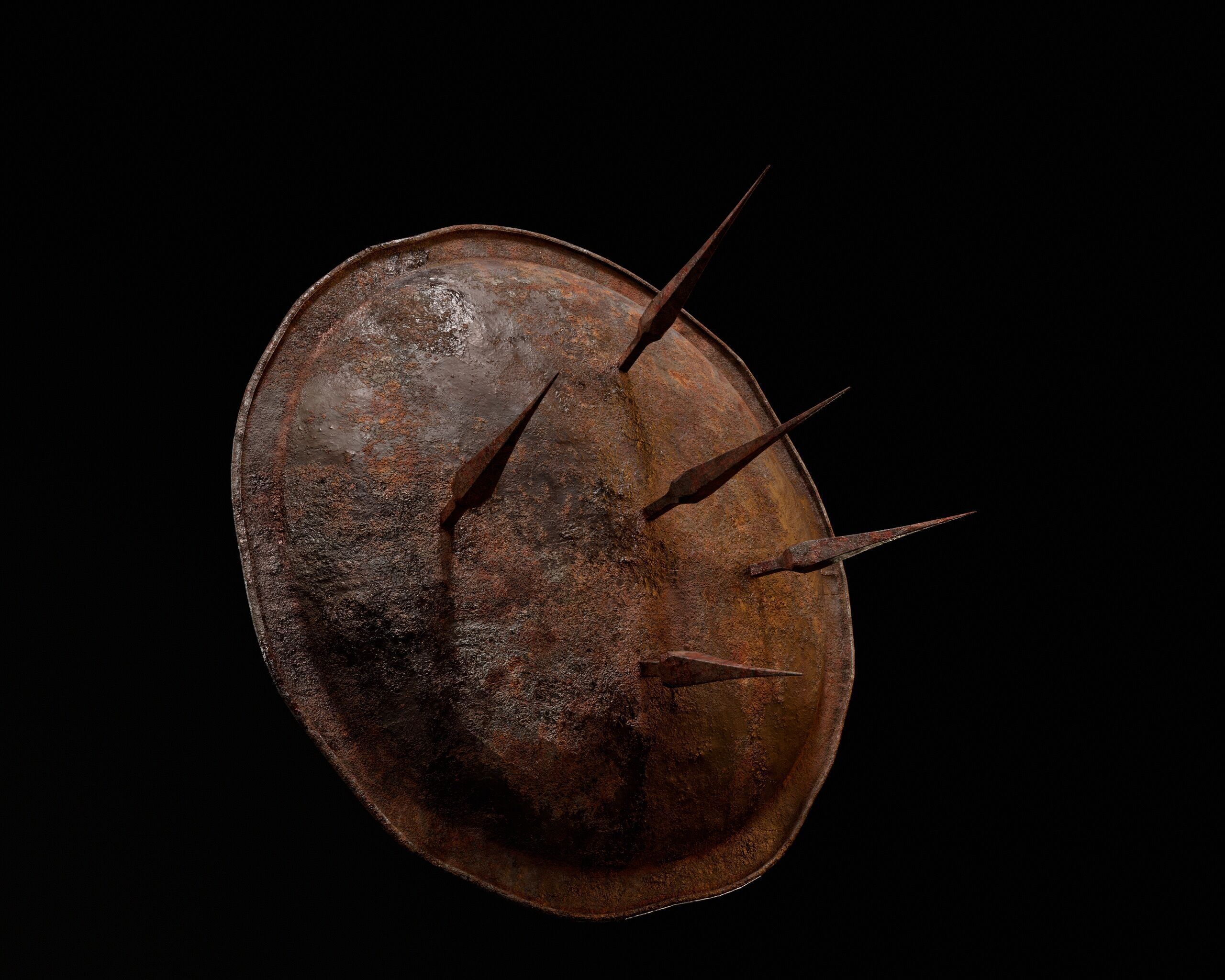 Undead Shield Low-poly 3D model_4