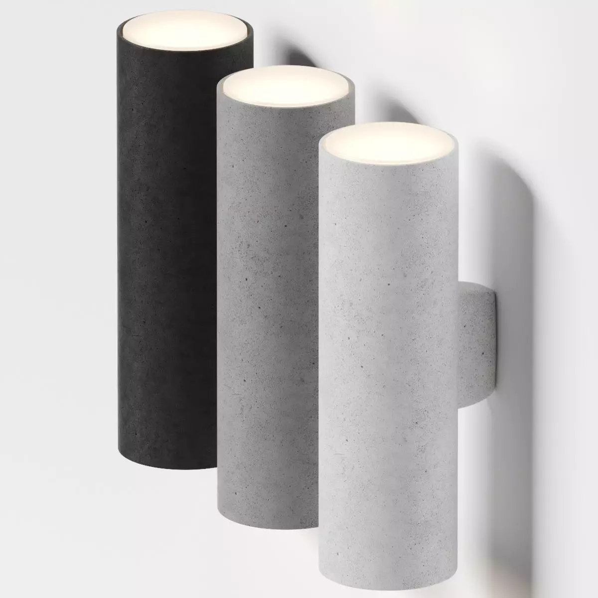 Creative lighting solutions - Hans clay wall light 3D model_0