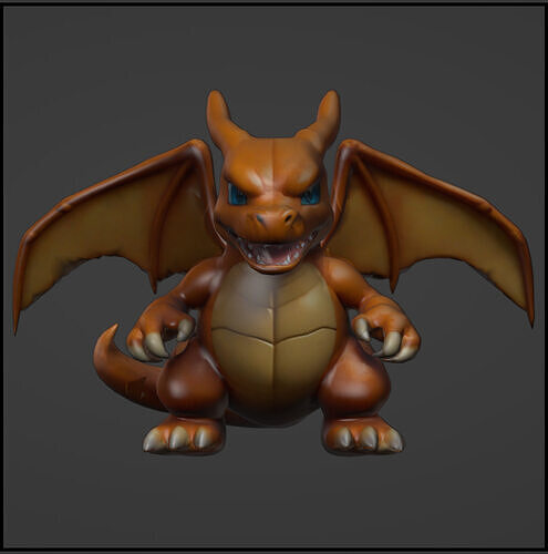 Charizard de pokemon estilo chibi Free 3D print model