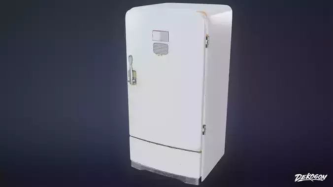 SUBURBS - Refrigerator 05 - LOW POLY AND NANITE
