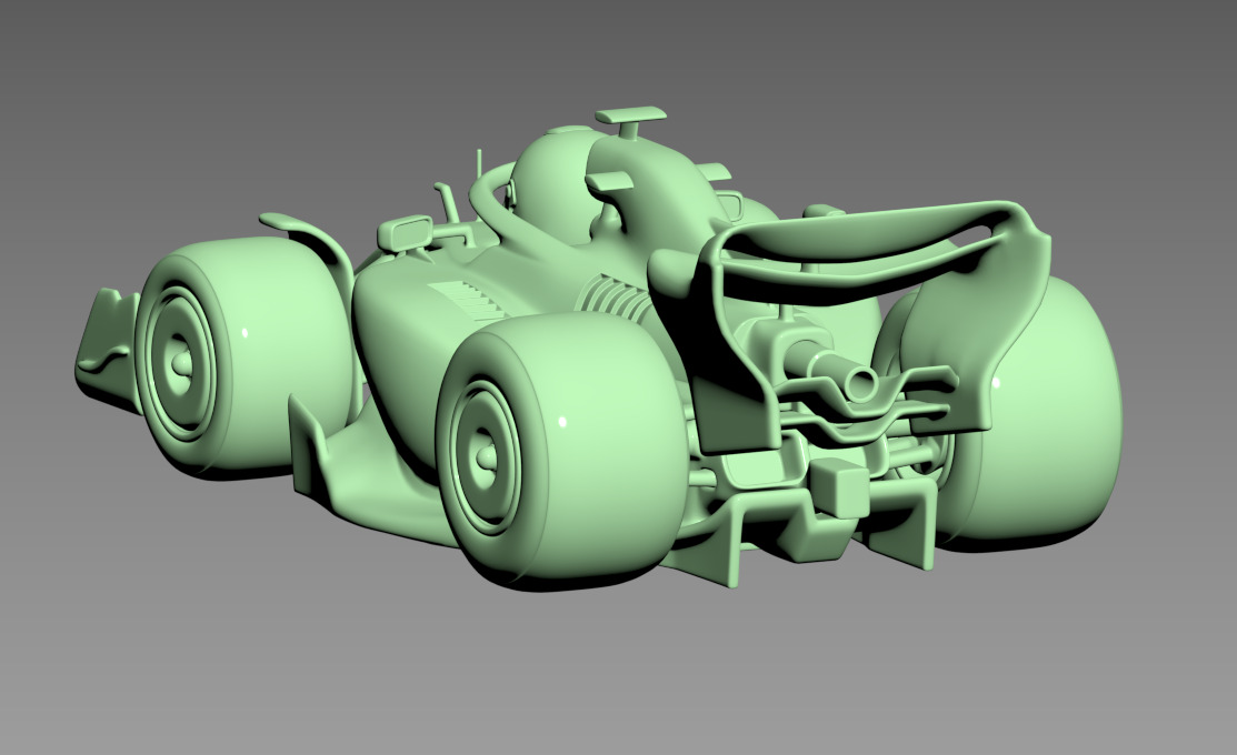 Alpine A522 F1 toystyle 3dprint 3D print model_8