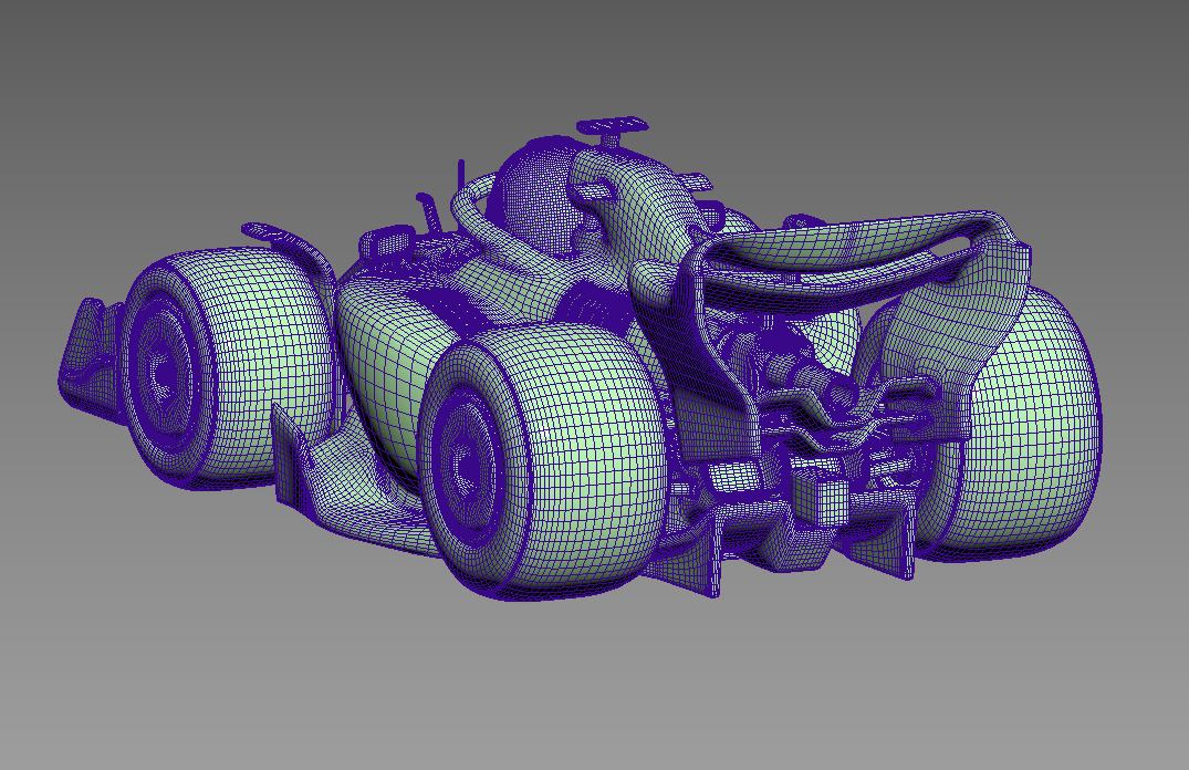 Alpine A522 F1 toystyle 3dprint 3D print model_9