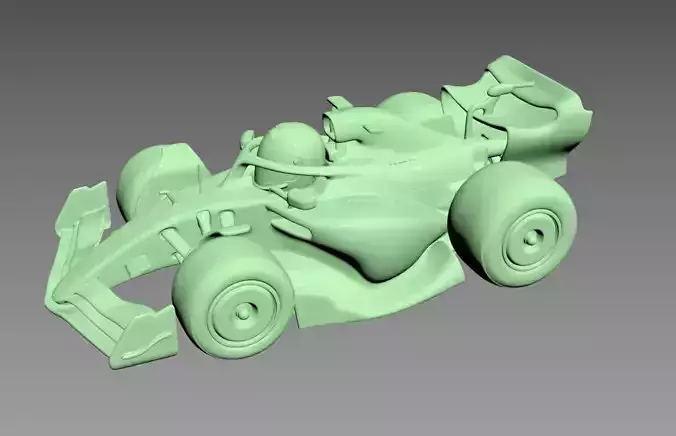 Alpine A522 F1 toystyle 3dprint 3D print model