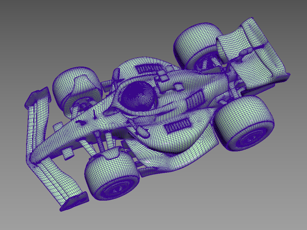 Alpine A522 F1 toystyle 3dprint 3D print model_3