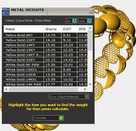 1202 Orb and Lattice Gold Cuff 16gm 3D print model_6