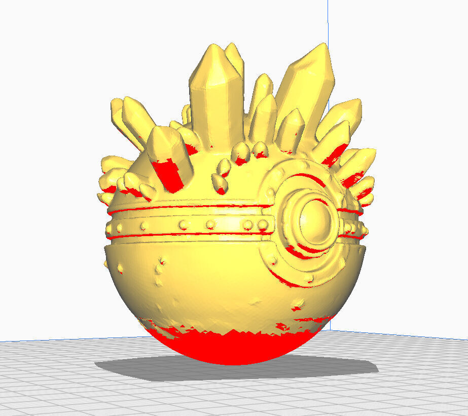 CRYSTAL POKEBALL 3D Printable Model 3D print model_3