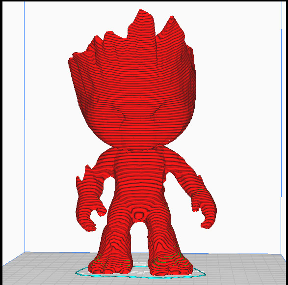 Groot estilo chibi Free 3D print model_1