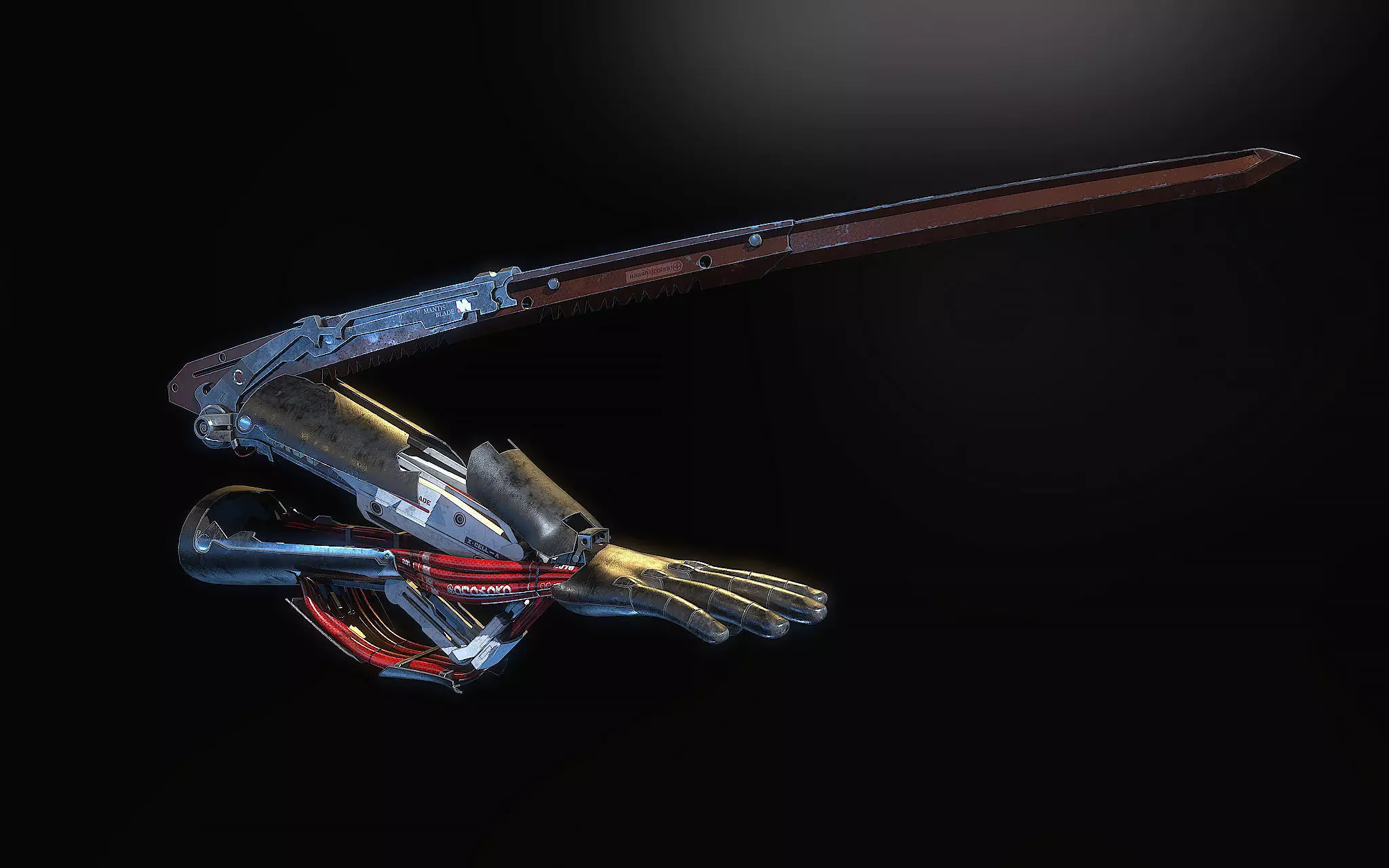 Mantis Blades 3D model_0