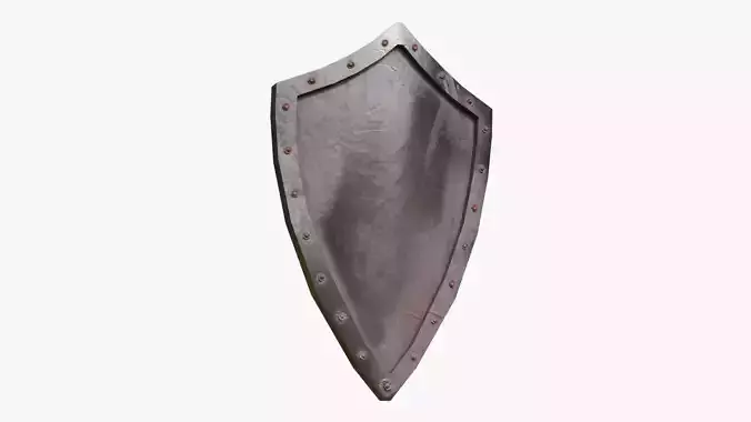 Medieval Iron Shield 
