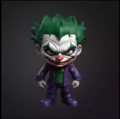 Joker estilo chibi