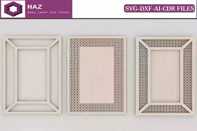 Boho Laser Cut Frames 129