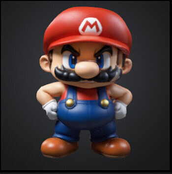 Mario bros chibi Free 3D print model