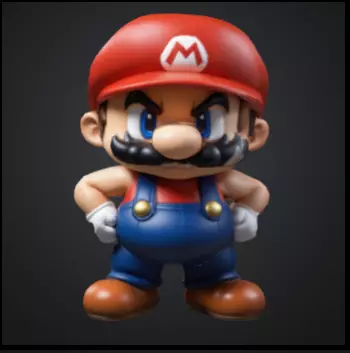 Mario bros chibi Free 3D print model_0
