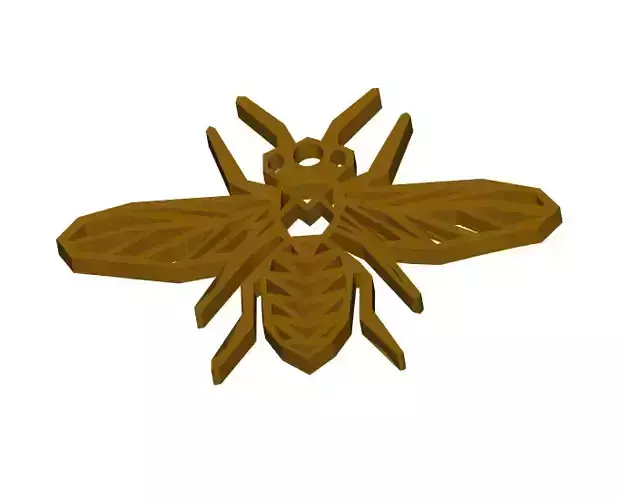 Bee Keychain Stylish and Lightweight