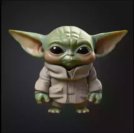 Baby yoda chibi