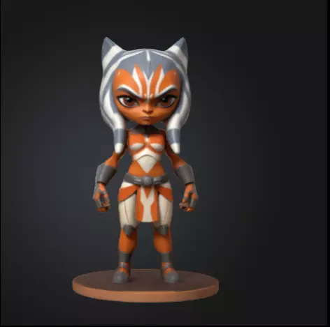 Ahsoka chibi Free 3D print model