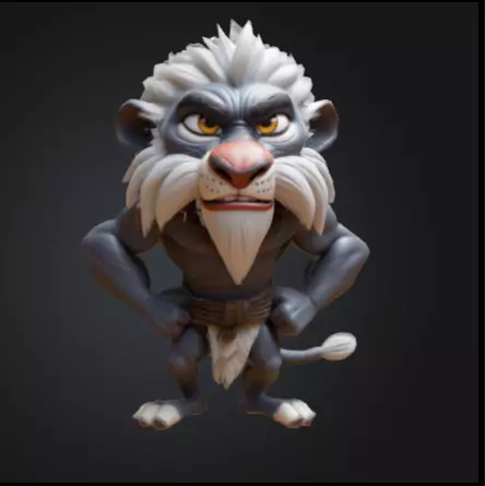 Rafiki chibi Free 3D print model