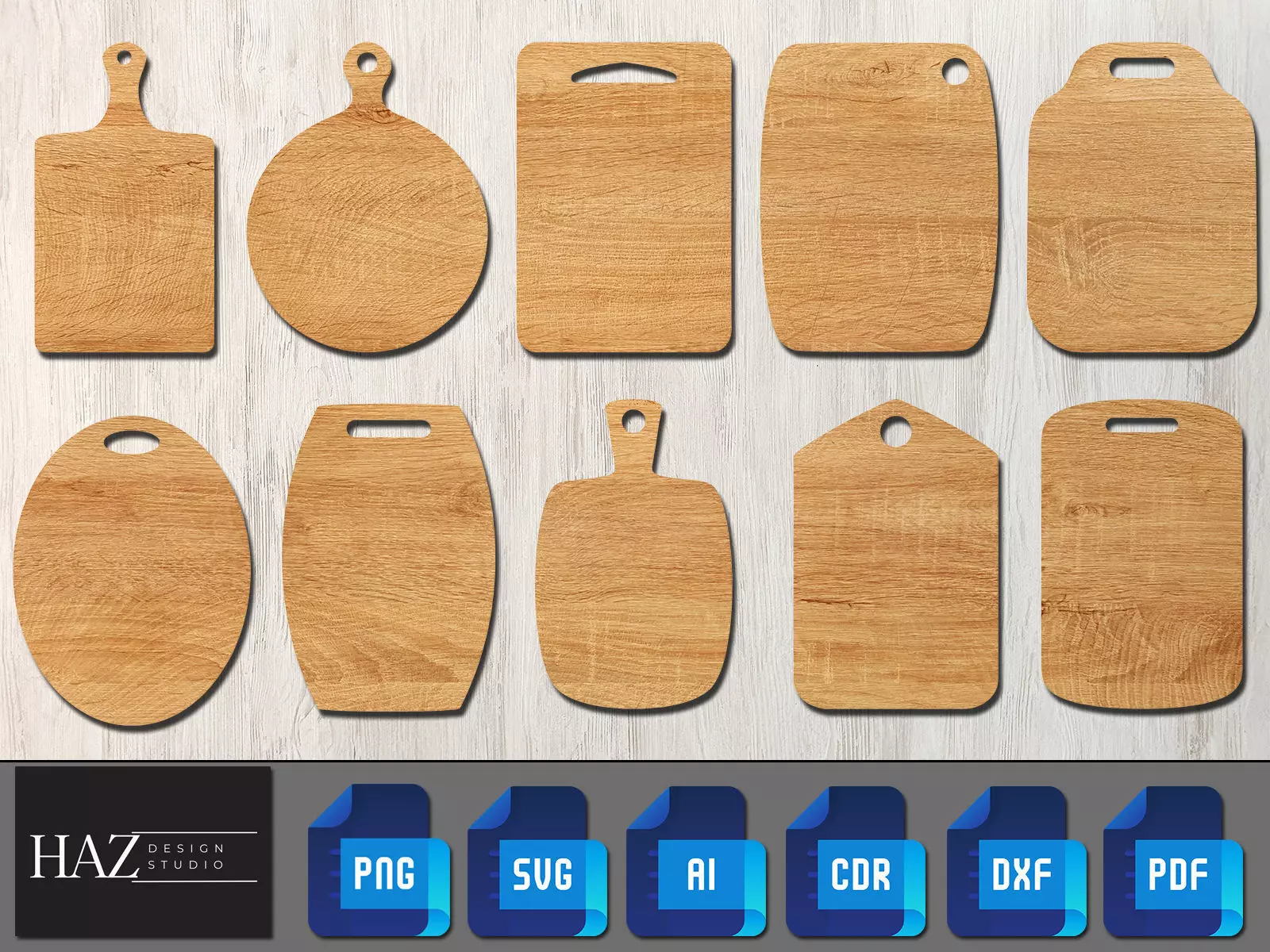 Laser Cut Cutting Board 156 3D print model